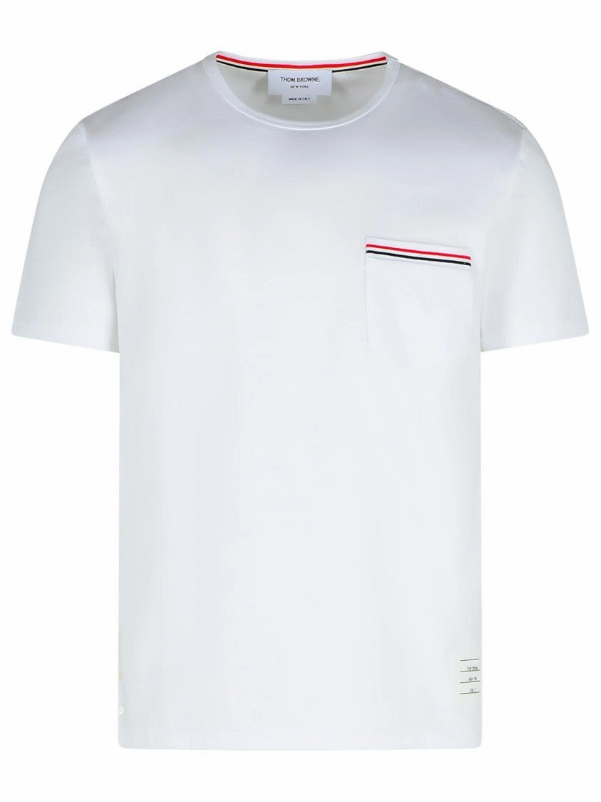 'Rwb' White Cotton T-Shirt