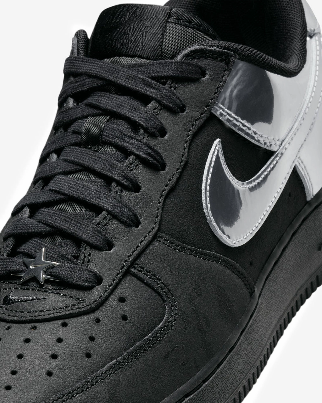 Air Force 1 Low Retro 'Black/Metallic Silver'