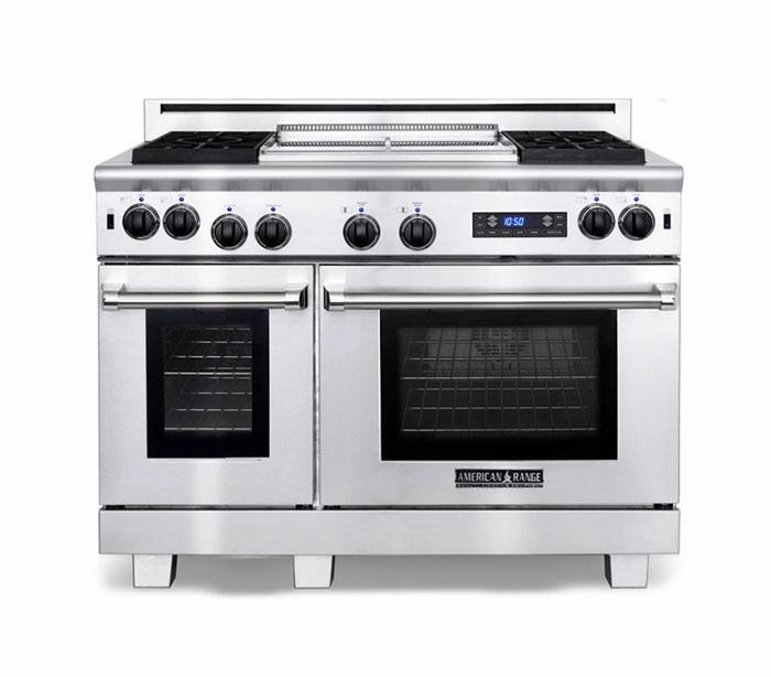 American Range ARR4842GDDF 48" Medallion Series Dual Fuel Self-Clean Range