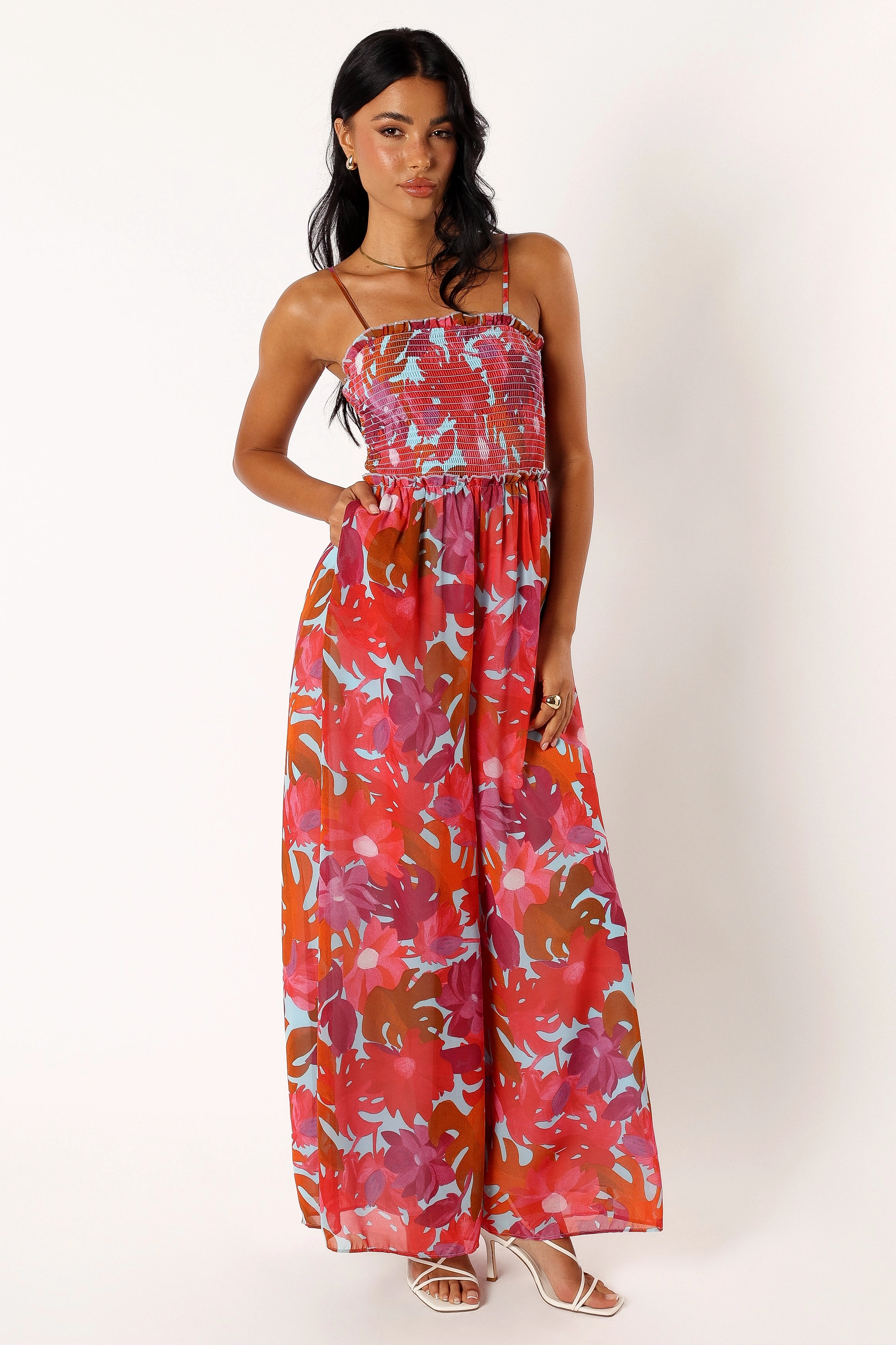 Annalise Jumpsuit - Pink Azalea
