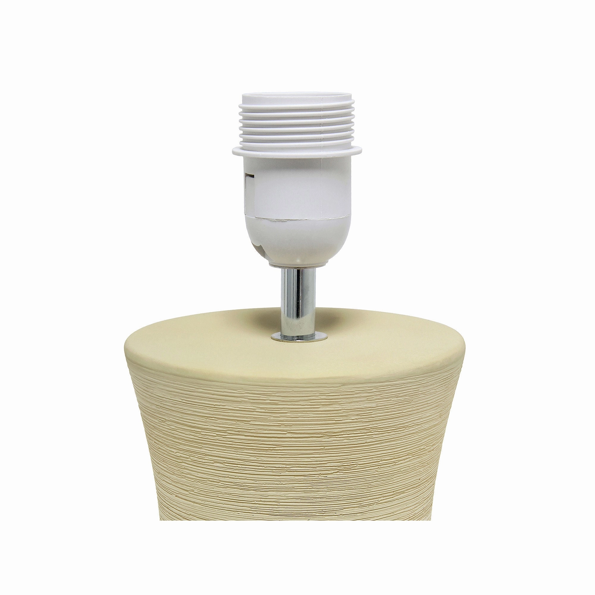 Asstd National Brand Simple Designs Hourglass Ceramic Table Lamp LT2099-BGE - BEIGE ONE SIZE