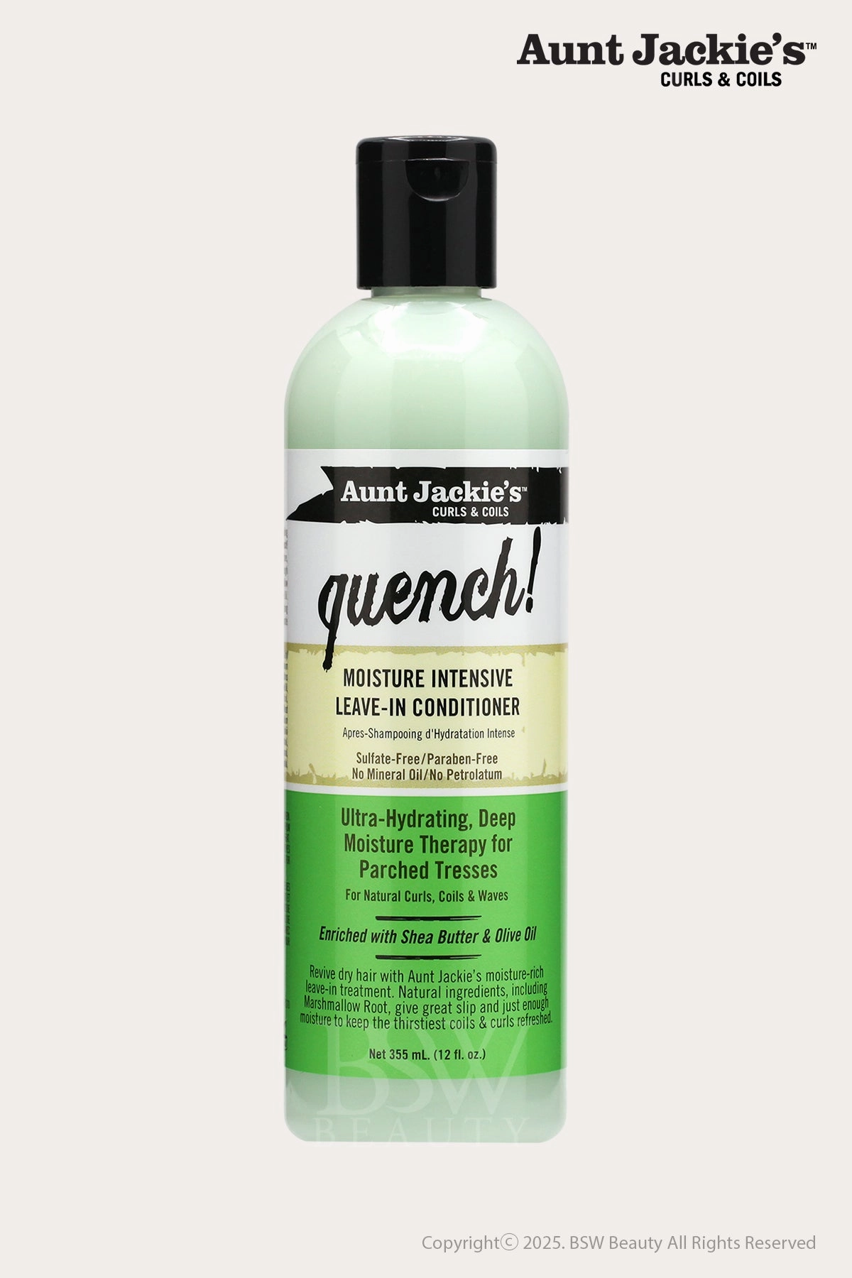 AUNT JACKIES QUENCH! MOISTURE INTENSIVE LEAVE-IN CONDITIONER 12oz