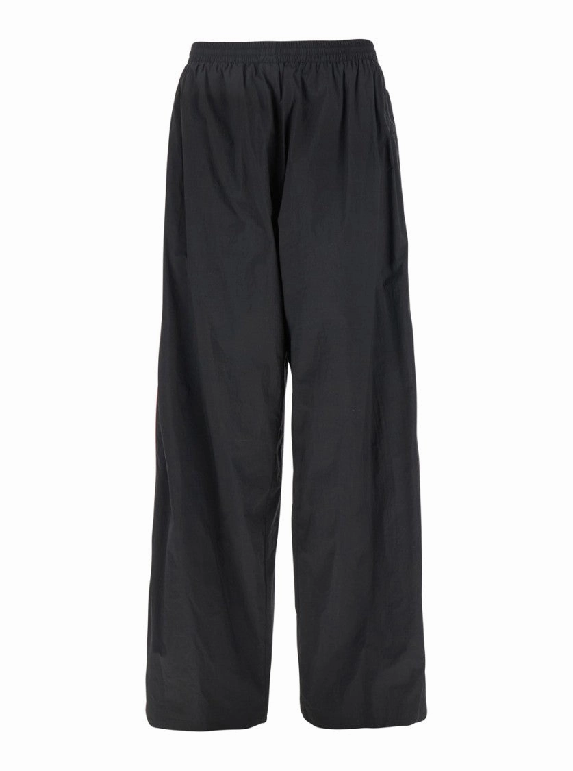 Black Pants With Elastic Drawstring