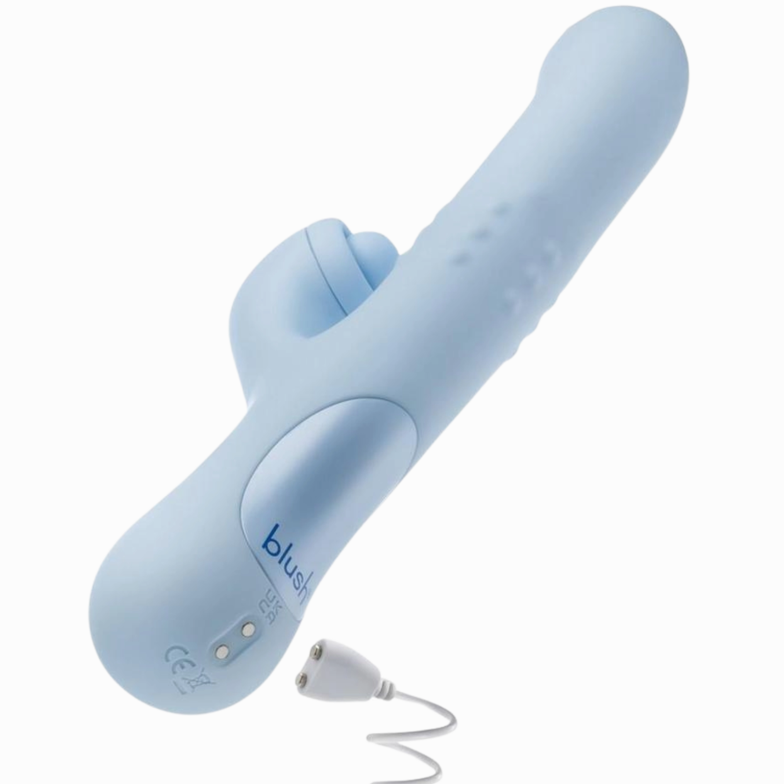Blush Devin Rechargeable Silicone Rabbit Vibrator
