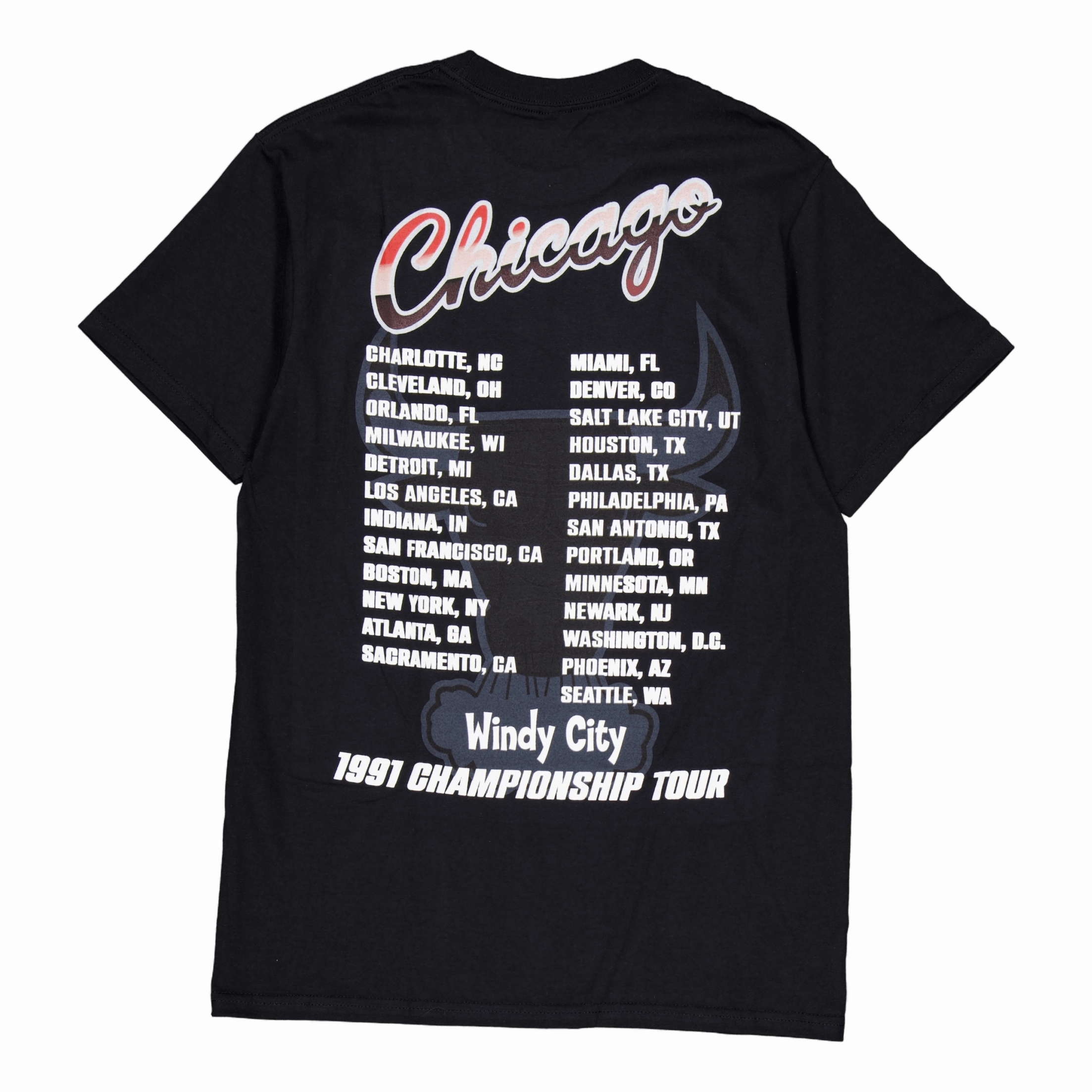 Bulls Rock On Tour Ss Tee Hwc Black