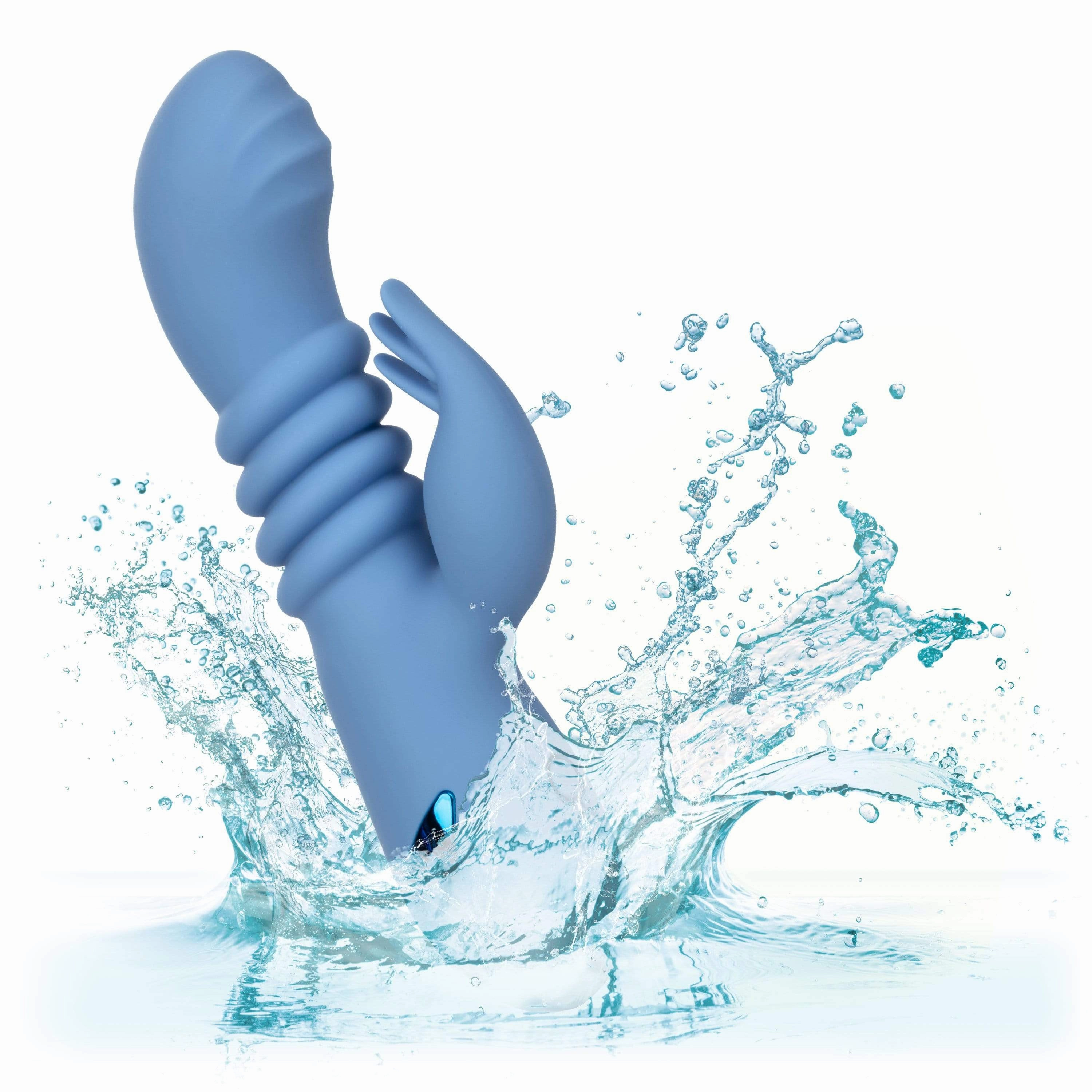 California Exotics - California Dreaming Santa Cruz 'Coaster Rabbit Vibrator (Blue)