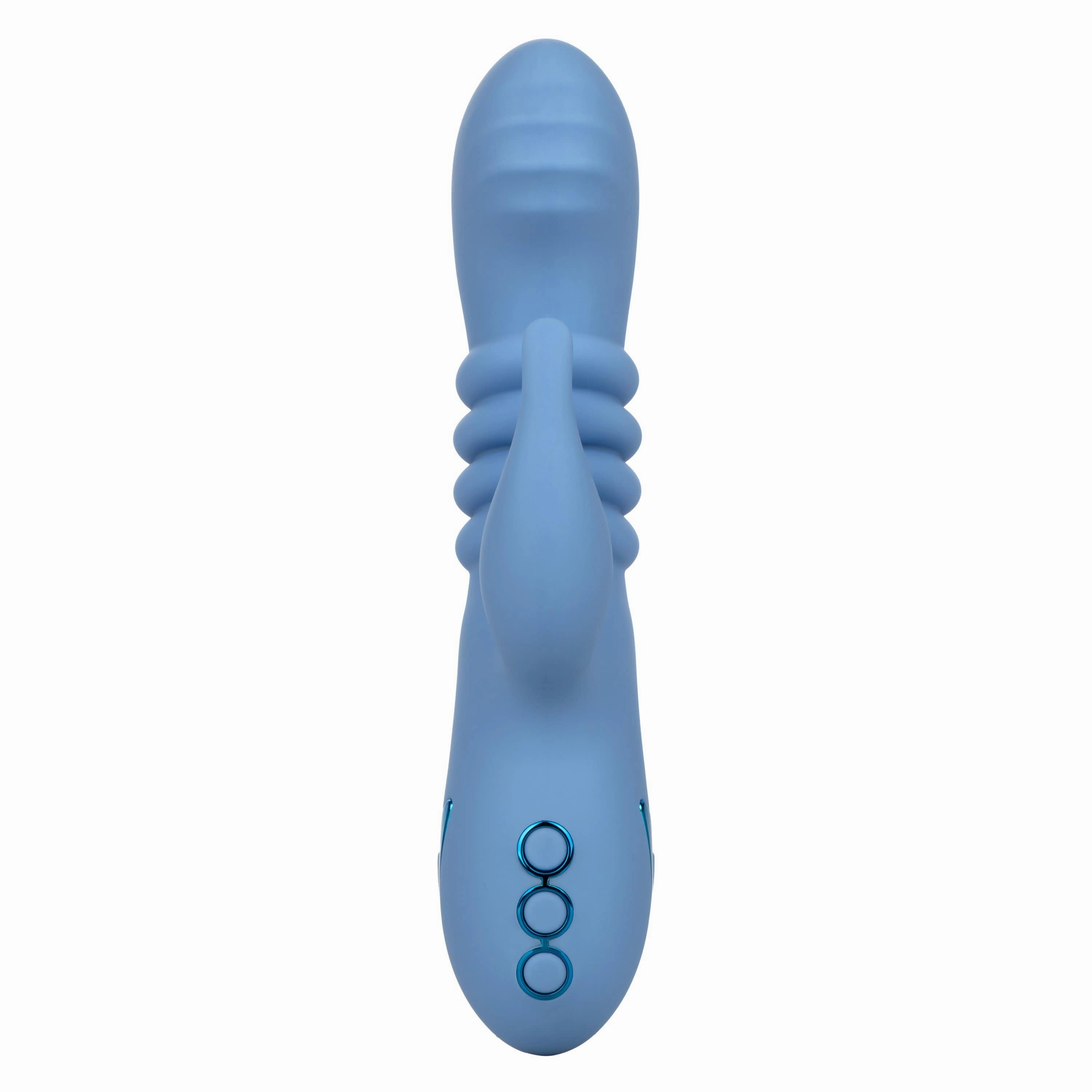 California Exotics - California Dreaming Santa Cruz 'Coaster Rabbit Vibrator (Blue)
