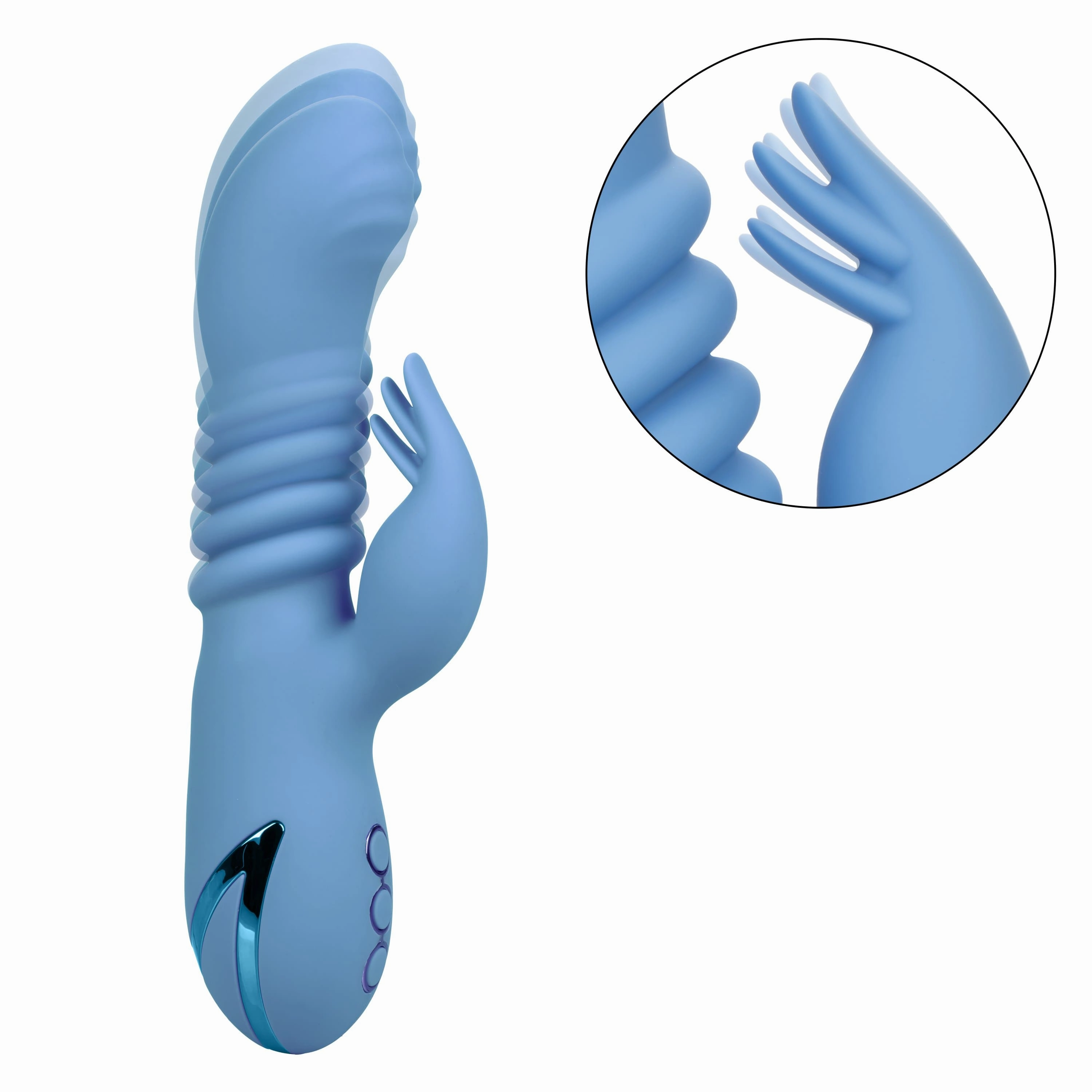 California Exotics - California Dreaming Santa Cruz 'Coaster Rabbit Vibrator (Blue)