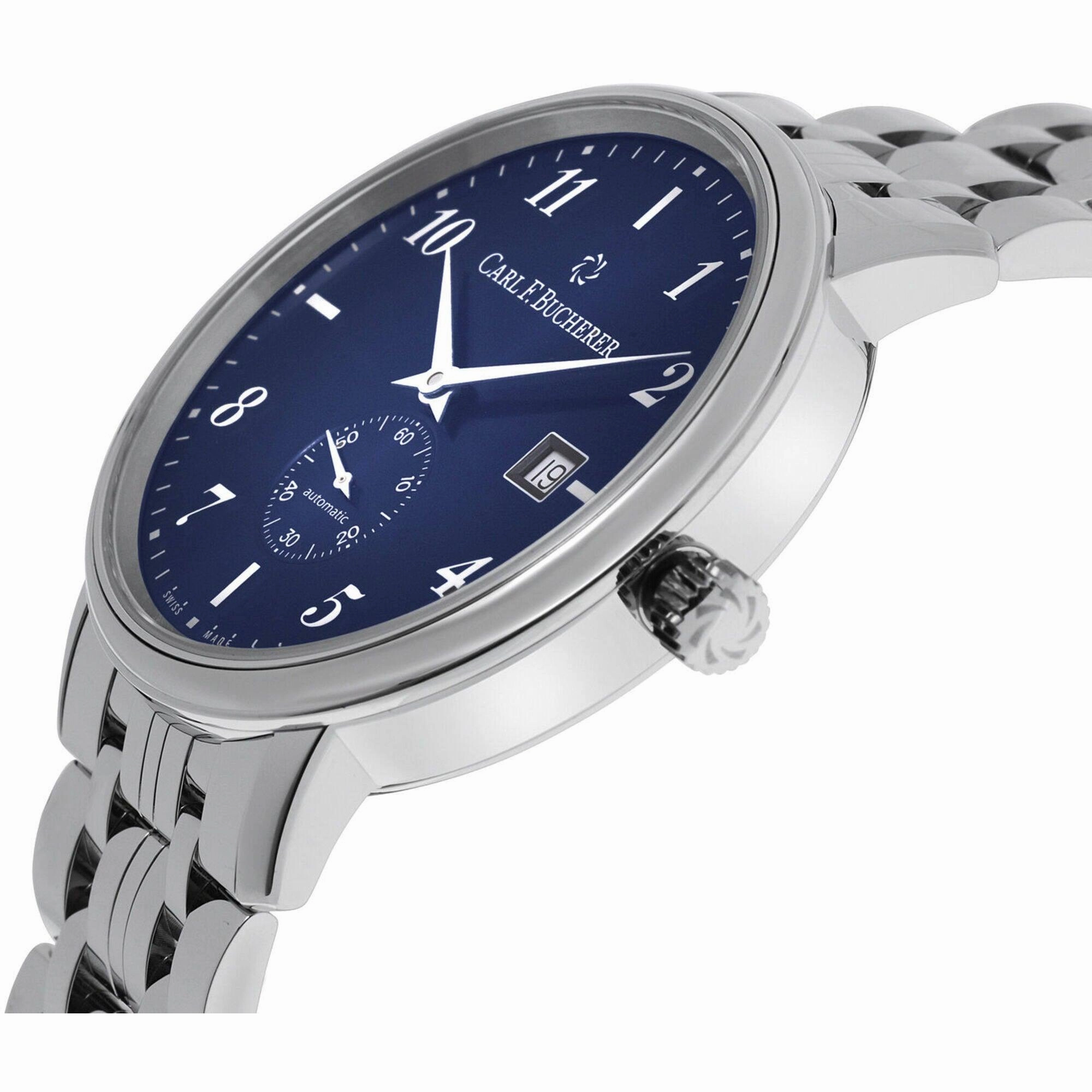 Carl Bucherer Men's Watch - Adamavi Automatic Blue Dial Bracelet | 00.10321.08.56.21