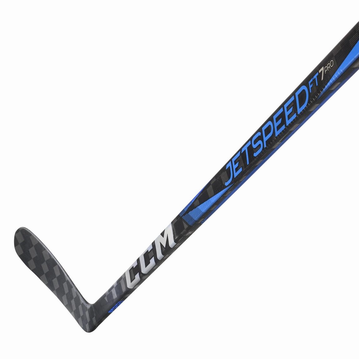 CCM Jetspeed FT7 Pro Custom Blue Hockey Stick - Junior