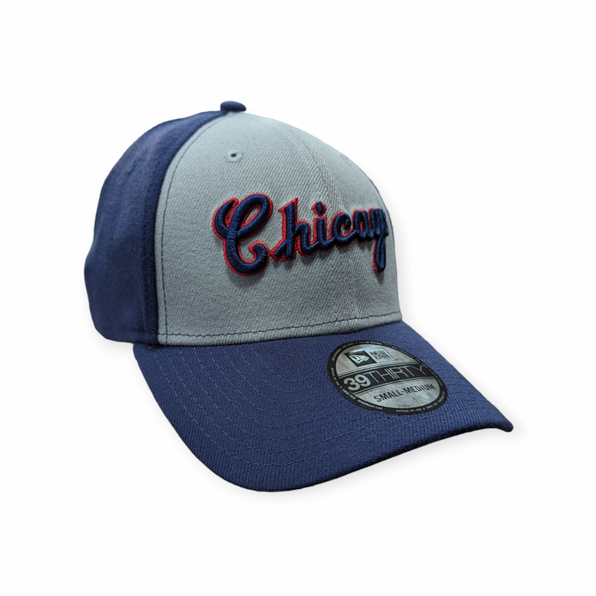 Chicago White Sox New Era 1987 Road Gray/ Navy 39THIRTY Flex Fit Hat