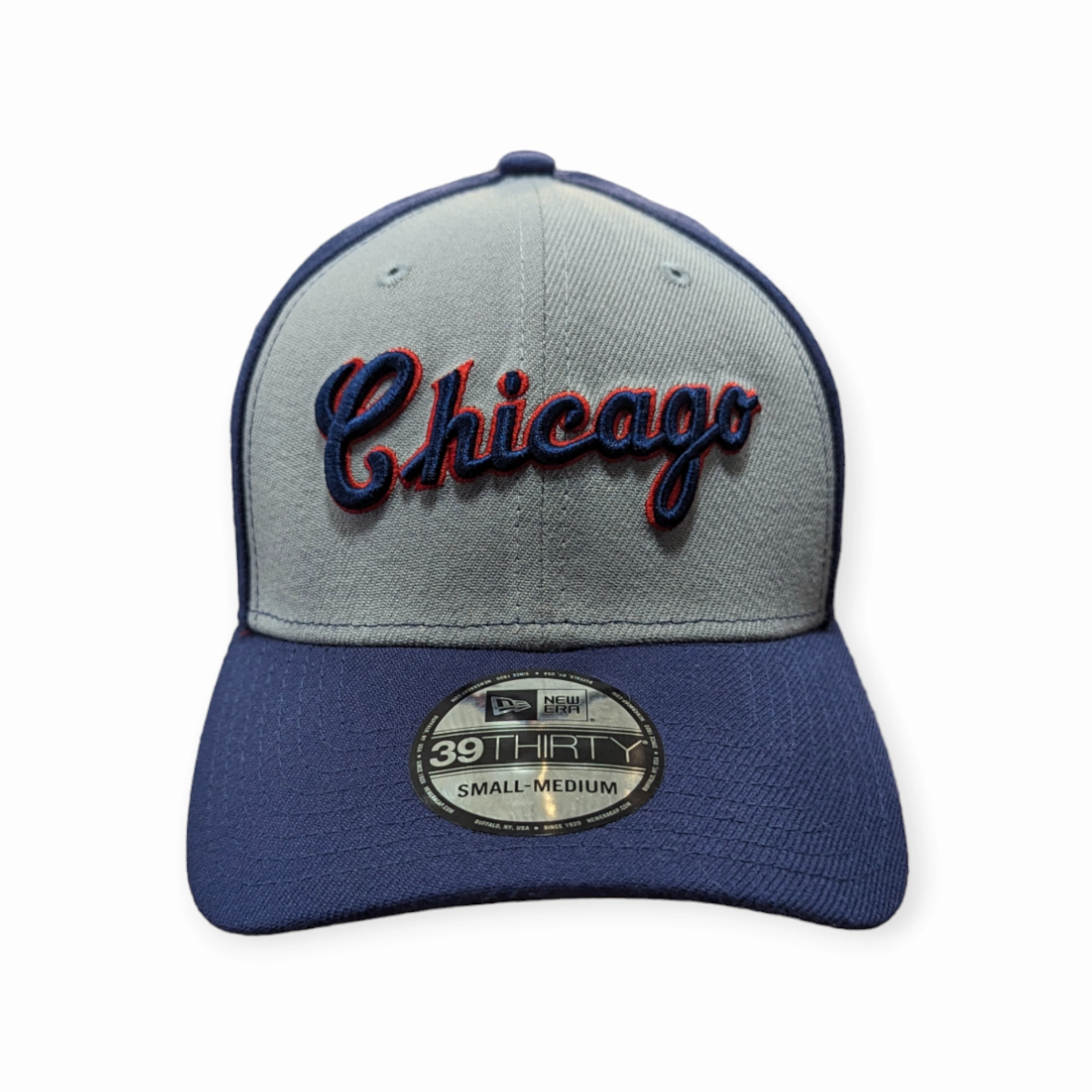 Chicago White Sox New Era 1987 Road Gray/ Navy 39THIRTY Flex Fit Hat