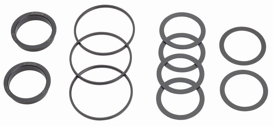 Chris King ThreadFit T47 30x Bottom Bracket with Fit Kit 5 - T47, For 30mm Spindles, Black