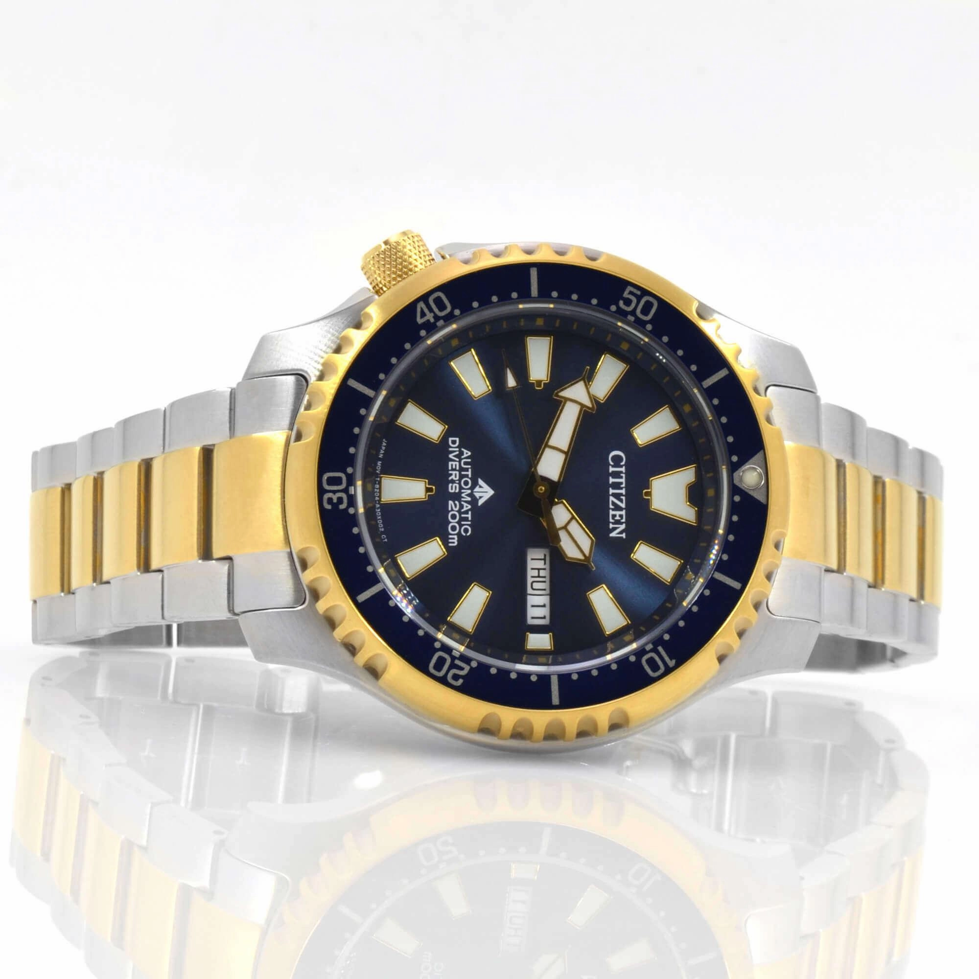 Citizen Men's Watch - Promaster Date Display Blue Dial Steel Bracelet | NY0154-51L