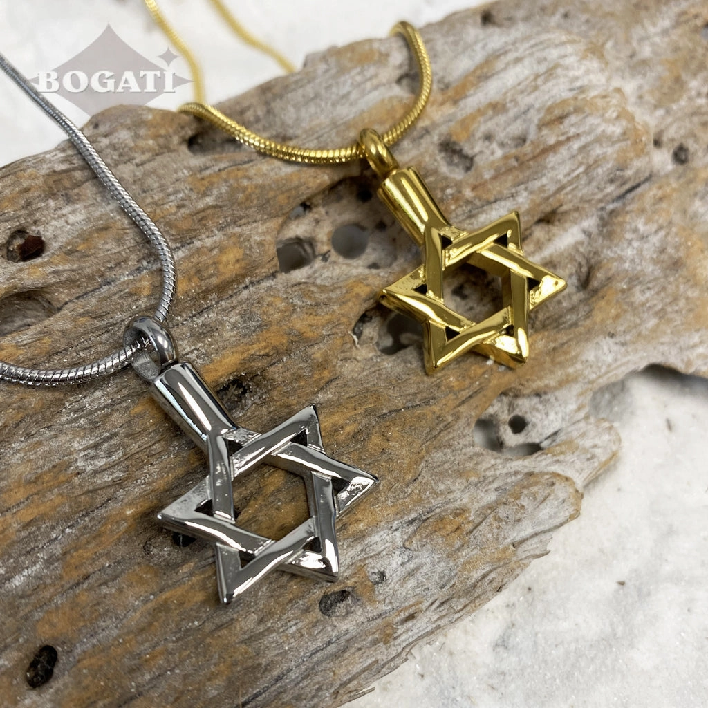 CLEARANCE - J-018 - Star of David - Pendant with Chain