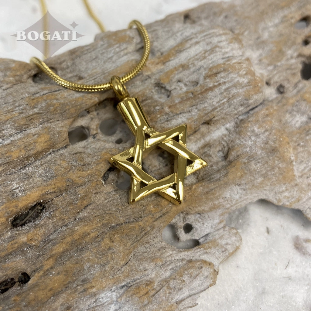 CLEARANCE - J-018 - Star of David - Pendant with Chain