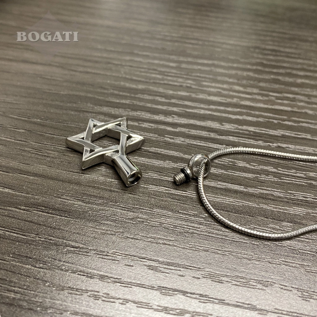 CLEARANCE - J-018 - Star of David - Pendant with Chain