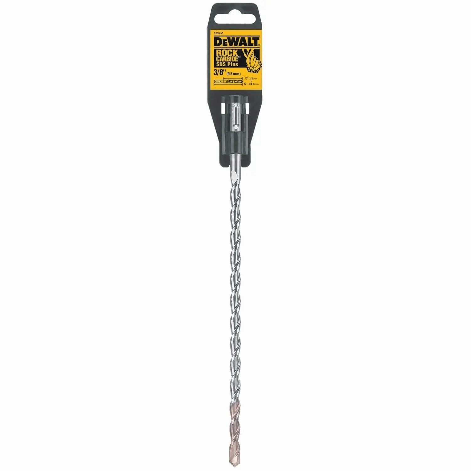 DEWALT DW5430-3/8" X 10" X 12" Rock Carbide SDS  Drill Bit