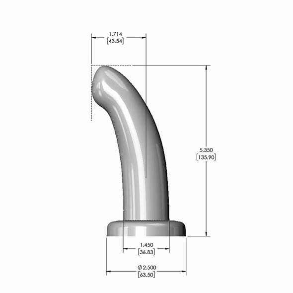 Fleshlight - Her Spot Platinum Cured Silicone G Spot Dildo