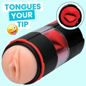 Flicking Tongue Oral Sex Masturbator