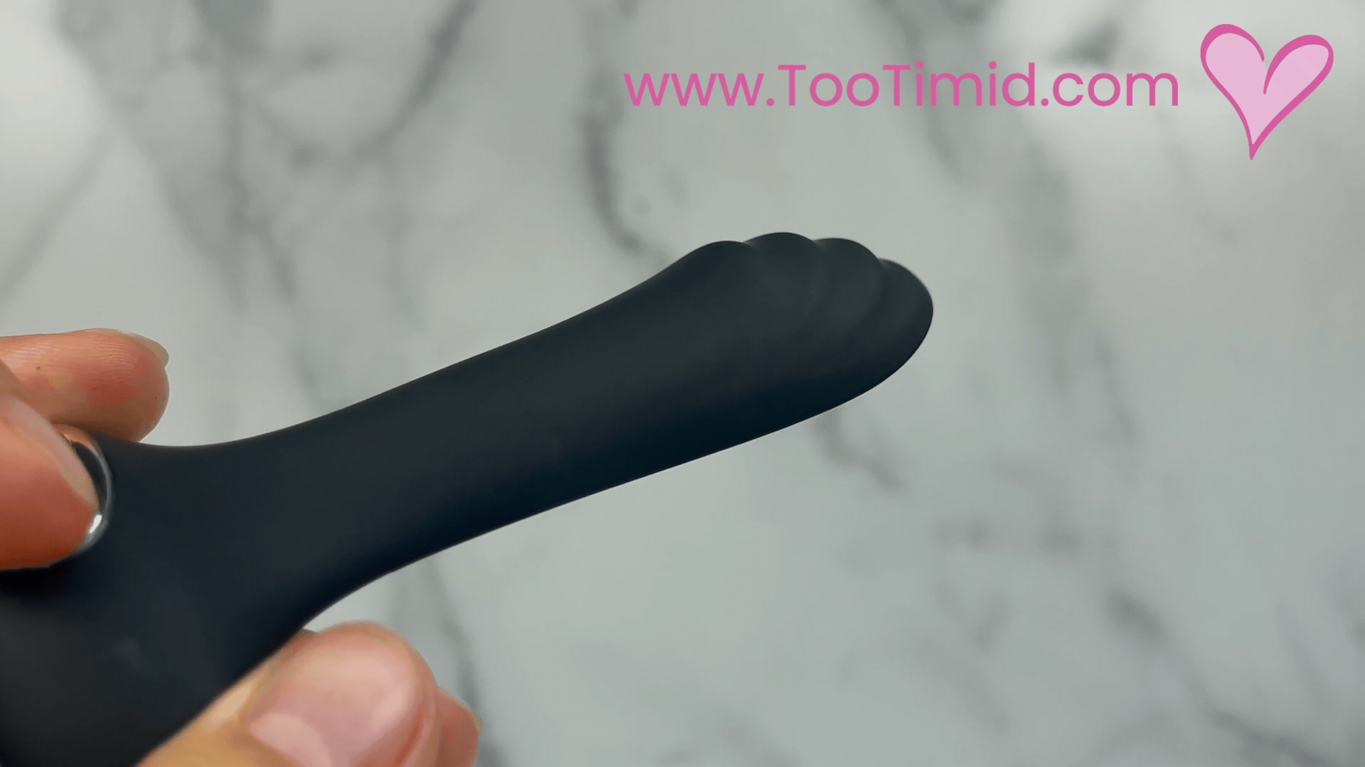 FLIRT Vibrating Silicone C-ring with G-Spot Stimulator & Ball Tickler