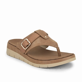 Healers Casual Thong For Ladies (Tan) GI-BZ-17 By Liberty
