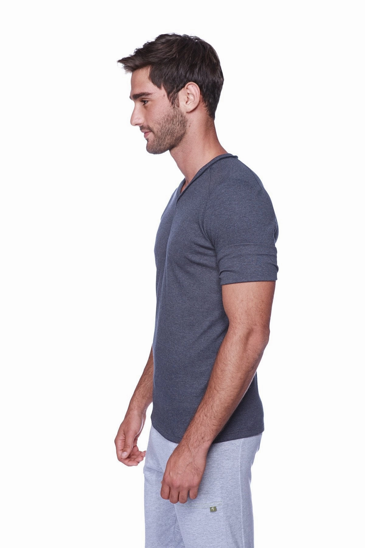 Hybrid V-Neck (Charcoal)