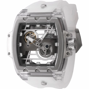 Invicta Men's Watch - Anatomic Automatic Skeleton Dial White Silicone Strap | 44264