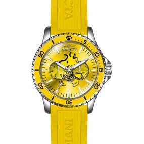 Invicta Men's Watch - Character Collection Snoopy Quartz Yellow Silicone Strap | 45387