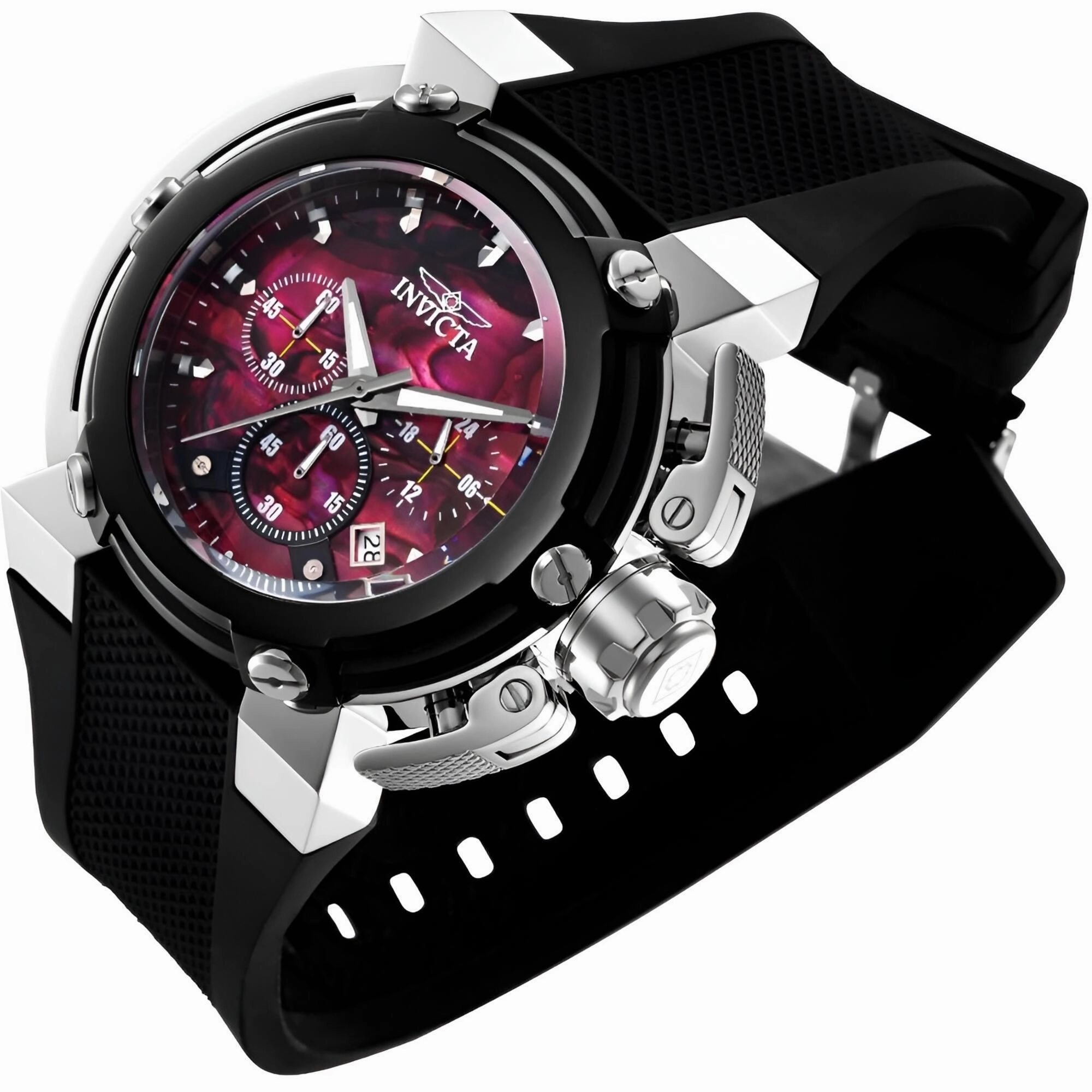 Invicta Men's Watch - Coalition Forces X-Wing Red and Gunmetal Dial Strap | 40060