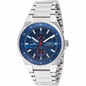 Invicta Men's Watch - Invicta Racing Quartz Blue Dial Stainless Steel Bracelet | 47548