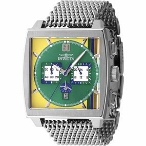 Invicta Men's Watch - Invicta Racing Quartz Chronograph Silver Tone Bracelet | 47606