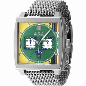 Invicta Men's Watch - Invicta Racing Quartz Chronograph Silver Tone Bracelet | 47606