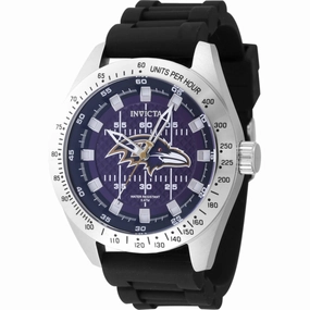 Invicta Men's Watch - NFL Baltimore Ravens Blue and Black Dial Strap Quartz | 47864
