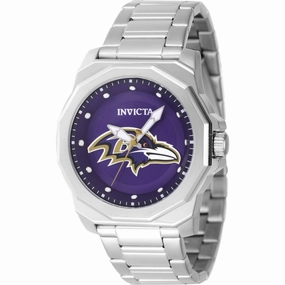 Invicta Men's Watch - NFL Baltimore Ravens Blue Dial Stainless Steel Bracelet | 47927