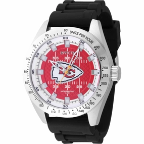 Invicta Men's Watch - NFL Kansas City Chiefs Red and White Dial Strap Quartz | 47865