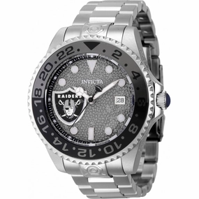 Invicta Men's Watch - NFL Las Vegas Raiders Automatic Grey and Black Dial | 45025