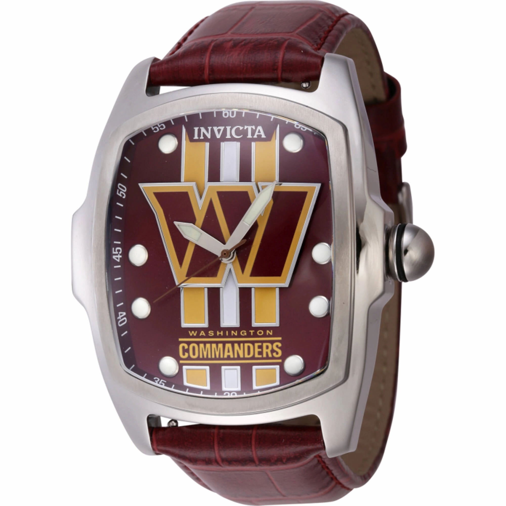 Invicta Men's Watch - NFL Washington Commanders Quartz Genuine Leather Strap | 45454