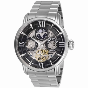 Invicta Men's Watch - Objet D Art Automatic Black Skeleton Dial Bracelet | 27576
