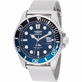 Invicta Men's Watch - Pro Diver Quartz Blue Dial Stainless Steel Bracelet | 47173