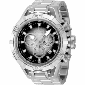 Invicta Men's Watch - Reserve Ocean Warrior Chronograph Silver and Black Dial | 47847