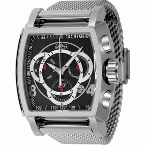 Invicta Men's Watch - S1 Rally Chronograph Silver and Black Dial Bracelet | 46007