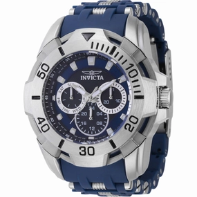 Invicta Men's Watch - Sea Spider Quartz Chrono Black, Blue and Silver Dial | 44124