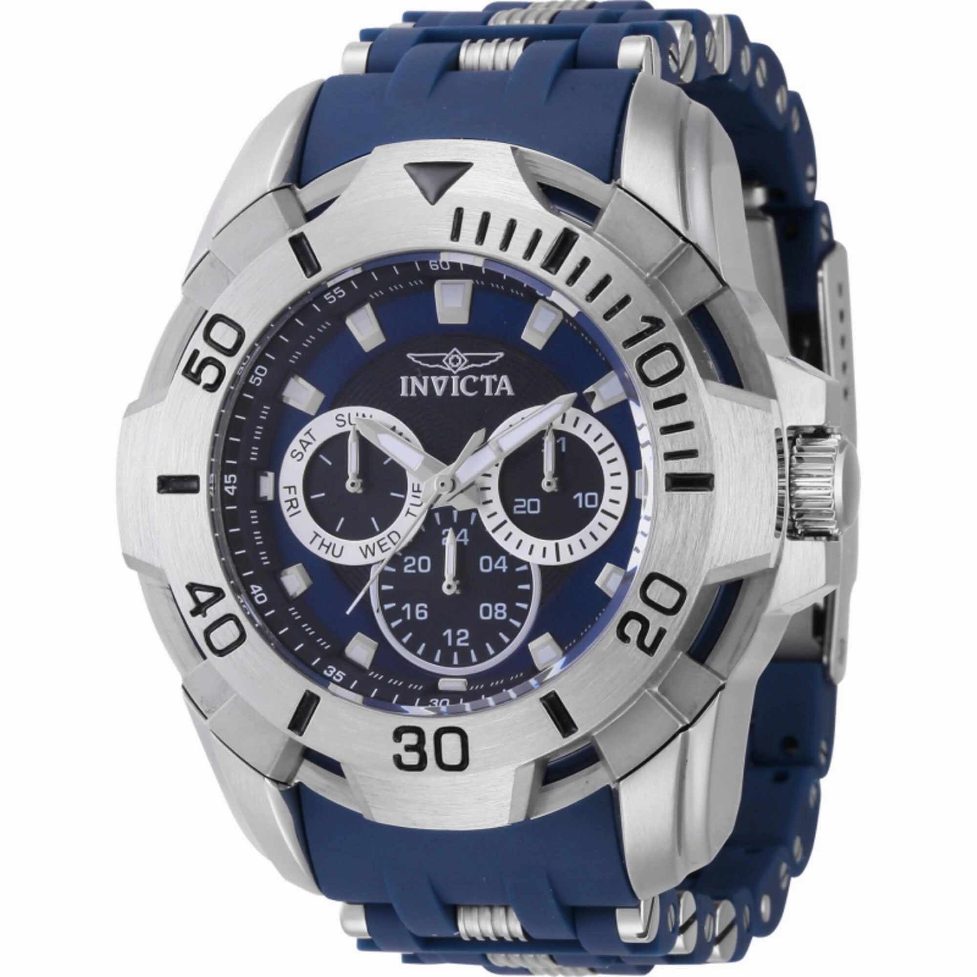 Invicta Men's Watch - Sea Spider Quartz Chrono Black, Blue and Silver Dial | 44124