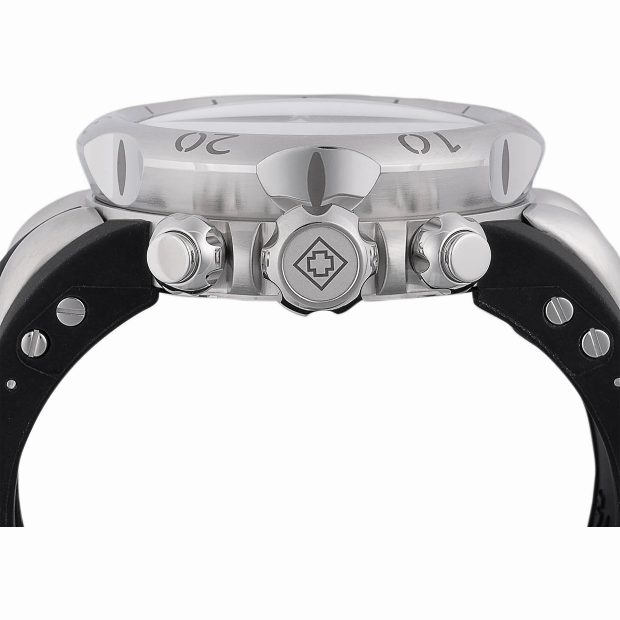 Invicta Men's Watch - Venom Quartz Black Mother of Pearl Dial Silicone Strap | 46465