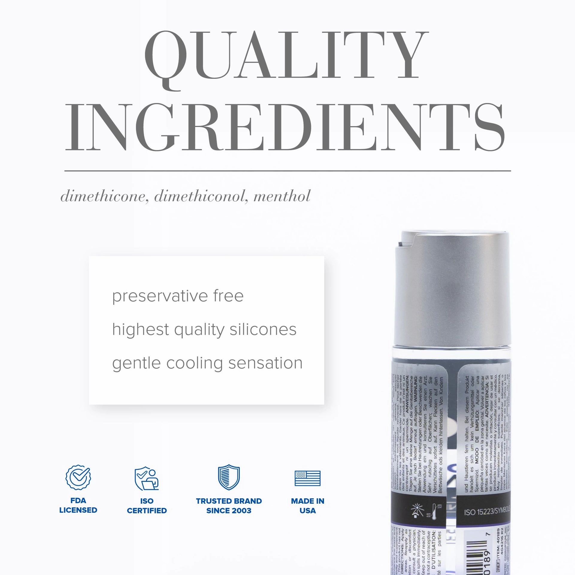 JO Premium Cooling Lubricant - 2 oz