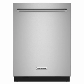 KitchenAid® PrintShield Stainless 24" Dishwasher with Towel Bar Handle - KDTM604KPS