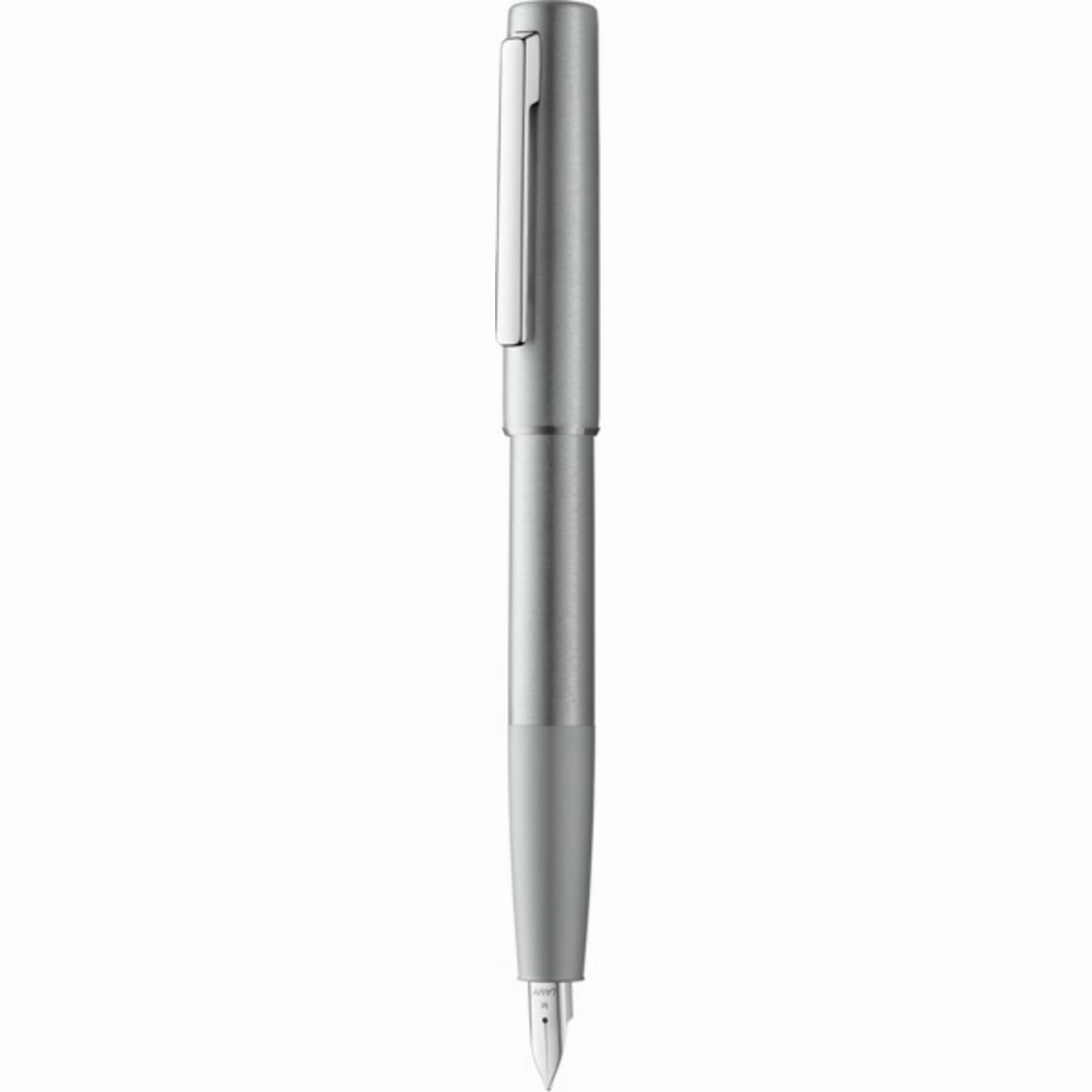 Lamy Fountain Pen - Aion Brushed Aluminium, Olive Silver, Extra Fine | L77OSEF