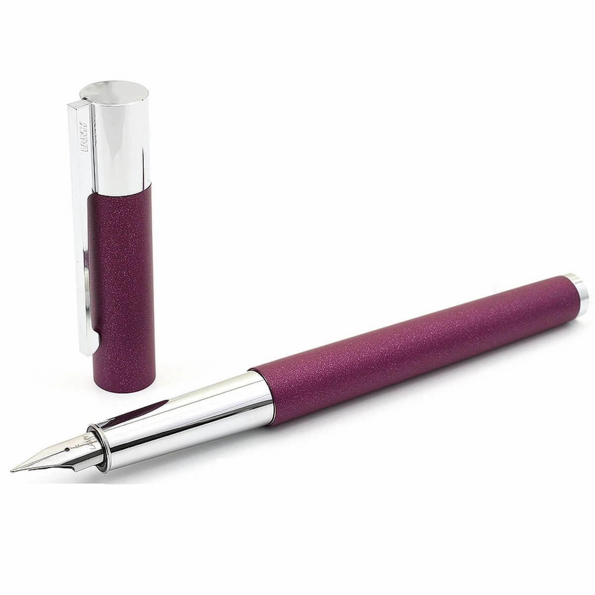 Lamy Fountain Pen - Scala Lacquer Finish with Metal Clip, Dark Violet | L79VIO