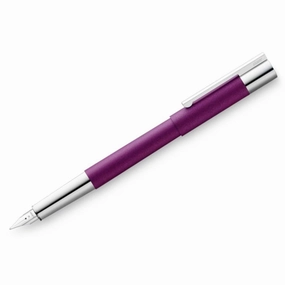 Lamy Fountain Pen - Scala Lacquer Finish with Metal Clip, Dark Violet | L79VIO